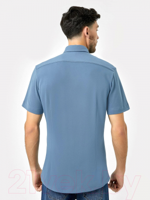 Рубашка Mark Formelle 111841 (р.112-182/188, серо-синий)