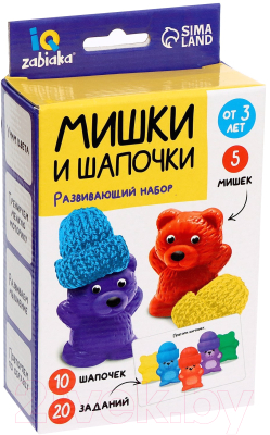 Развивающий игровой набор Zabiaka Мишки и шапочки / 7837252