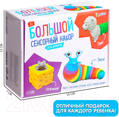 Развивающий игровой набор Zabiaka Большой сенсорный набор / 9373288