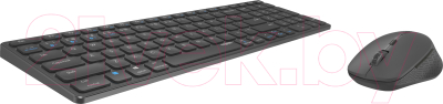 Клавиатура+мышь Rapoo 9700М (темно-серый)