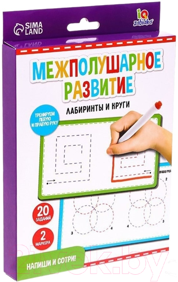 Развивающий игровой набор Zabiaka Межполушарное развитие / 6834643