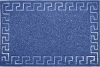 Коврик грязезащитный ComeForte Meander 40x60 (синий) - 