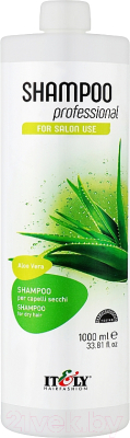 Шампунь для волос Itely Shampoo Professional Aloe Vera+Помпа (1л)
