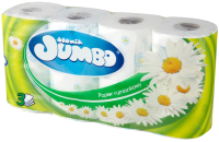 Туалетная бумага Slonik Jumbo Smart Rumianek 3х слойные (8рул) - 