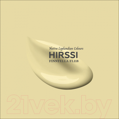 Краска Finntella Kivi Hirssi / F-11-1-3-FL118 (2.7л, пастельно-желтый)