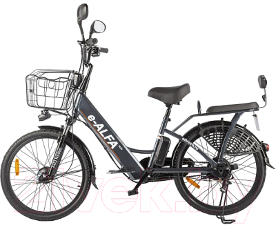 Электровелосипед Green City E-Alfa New (коричневый)