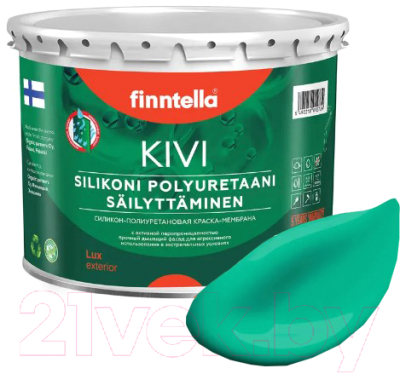 Краска Finntella Kivi Smaragdi / F-11-1-3-FL132 (2.7л, изумрудный)