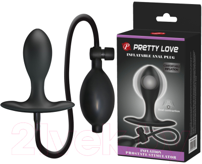 Пробка интимная Baile Pretty Love Inflatable Anal Plug / BI-040096Q