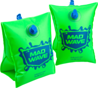 Нарукавники для плавания Mad Wave 2-6 (зеленый) - 
