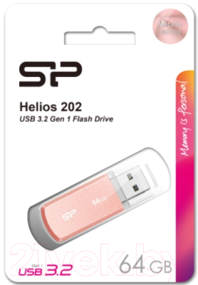 Usb flash накопитель Silicon Power Helios 202 64GB (SP064GBUF3202V1P)