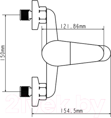 Изображение товара Смеситель Ekko E32014