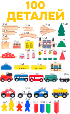 Железная дорога игрушечная Sima-Land Городок / 4346755