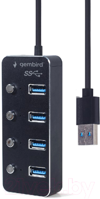 USB-хаб Gembird UHB-U3P4P-01