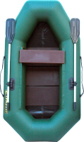 Надувная лодка Leader Boats Компакт-220 ФС / 3952022 (зеленый) - 
