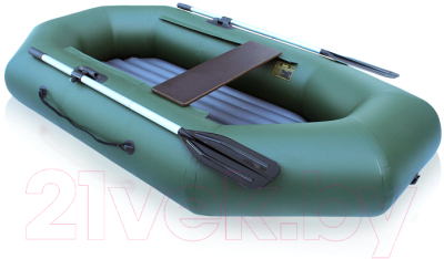 Надувная лодка Leader Boats Компакт-220 НД / 3982022 (зеленый)