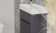 Миниатюра изображения товара Тумба под умывальник Raval Brik 55 / Brk.01.55/P/A/RL (подвесная, антрацит)