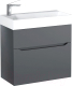 Миниатюра изображения товара Тумба под умывальник Raval Brik 55 / Brk.01.55/P/A/RL (подвесная, антрацит)