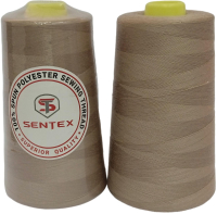 Набор швейных ниток Sentex 100% полиэстер 50/2 5000 ярдов 1382 (2шт) - 