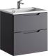 Миниатюра изображения товара Тумба под умывальник Raval Wector 60 / Wct.01.60/P/A/MD (подвесная, антрацит)
