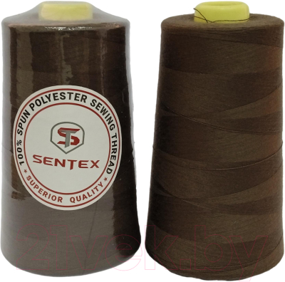 Набор швейных ниток Sentex 100% полиэстер 50/2 5000 ярдов 1384 (2шт)