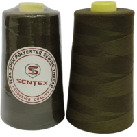 Набор швейных ниток Sentex 100% полиэстер 50/2 5000 ярдов 1394 (2шт) - 