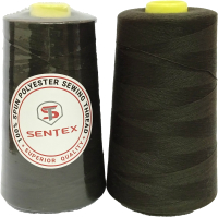 Набор швейных ниток Sentex 100% полиэстер 50/2 5000 ярдов 1395 (2шт) - 