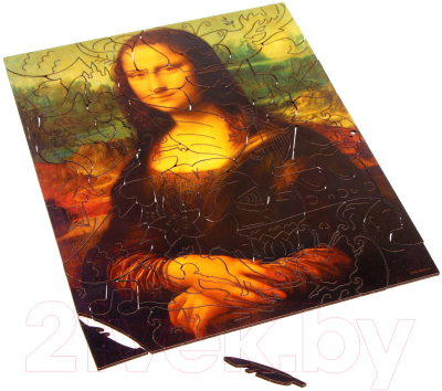 Пазл Puzzle Леонардо да Винчи Мона Лиза с предсказанием / 7805549