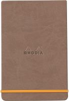 Блокнот Rhodia Rhodiarama Webnotepad / 194377C (96л, серый/коричневый) - 