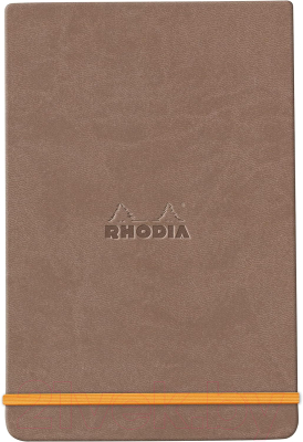 Блокнот Rhodia Rhodiarama Webnotepad / 194377C (96л, серый/коричневый)
