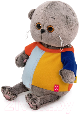 Мягкая игрушка Budi Basa Басик Baby в разноцветной футболке / BB-120