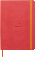 Блокнот Rhodia Rhodiarama / 117380C (80л, коралловый) - 