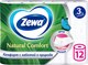 Туалетная бумага Zewa Natural Comfort 3-х слойная (12рул) - 