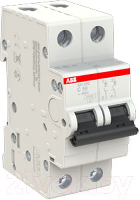 Изображение товара Выключатель автоматический ABB SH202-C50 2P 50А / 2CDS212001R0504