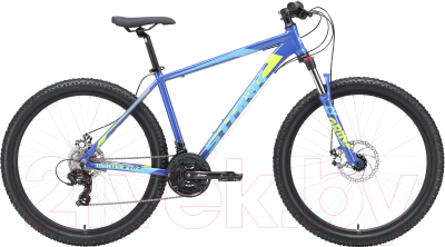 Велосипед STARK Hunter 27.2 D 2023 (16, насыщенный синий/голубой металлик)