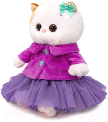 Мягкая игрушка Budi Basa Кошечка Ли-Ли Baby в пурпурной курточке и юбочке / LB-113