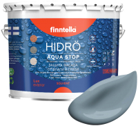 Краска Finntella Hidro Harmaa / F-14-1-3-FL005 (2.7л, серо-голубой) - 