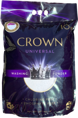 Стиральный порошок Crown Wash Универсальный (10кг)