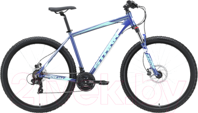 Велосипед STARK Hunter 29.2 HD 2023 (18, синий/мятный/белый)