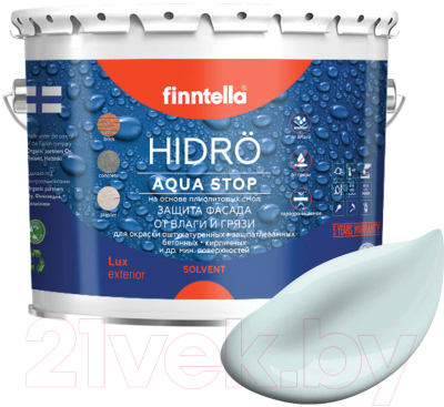 Краска Finntella Hidro Kylma / F-14-1-3-FL007 (2.7л, холодный голубой)