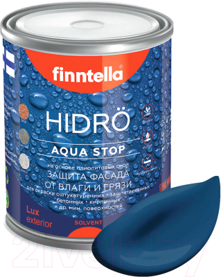 Краска Finntella Hidro Sininen Kuu / F-14-1-1-FL003 (900мл, лазурно-синий)