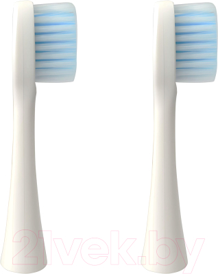 Набор насадок для зубной щетки Geozon G-HLB01WHT (2шт, белый)