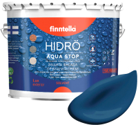 Краска Finntella Hidro Sininen Kuu / F-14-1-3-FL003 (2.7л, лазурно-синий) - 