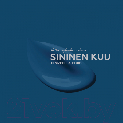 Краска Finntella Hidro Sininen Kuu / F-14-1-3-FL003 (2.7л, лазурно-синий)