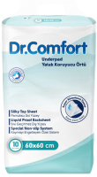 Набор пеленок одноразовых впитывающих Dr. Comfort 60x60 (10шт) - 