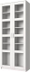Шкаф с витриной Anrex Skagen 2V (белый) - 