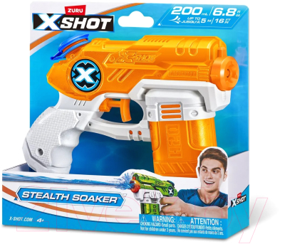 Изображение товара Бластер игрушечный Zuru X-Shot Water Стелс Сокер / 1226