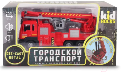 Изображение товара Автомобиль игрушечный Kid Rocks Пожарная машина / AB-2307