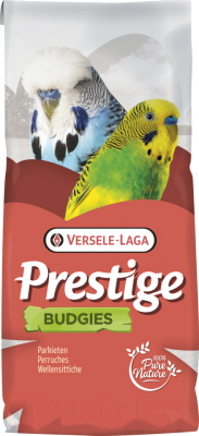 Корм для птиц Versele-Laga Budgies Prestige для волнистых попугаев / 421140 (22кг)