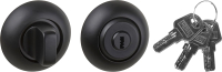 Фиксатор дверной защелки Ренц INBK-K 08 Black (черный) - 