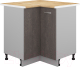 Шкаф-стол кухонный Кортекс-мебель Корнелия Лира НШУ угловой (береза/дуб бунратти) - 